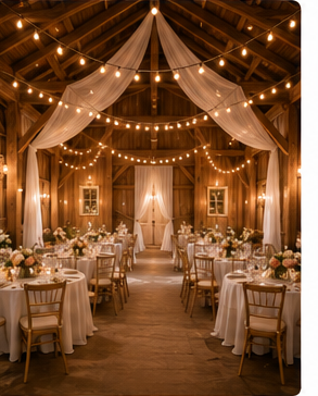 Barn & Rustic wedding venues