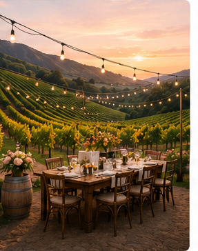 Vineyards wedding venues