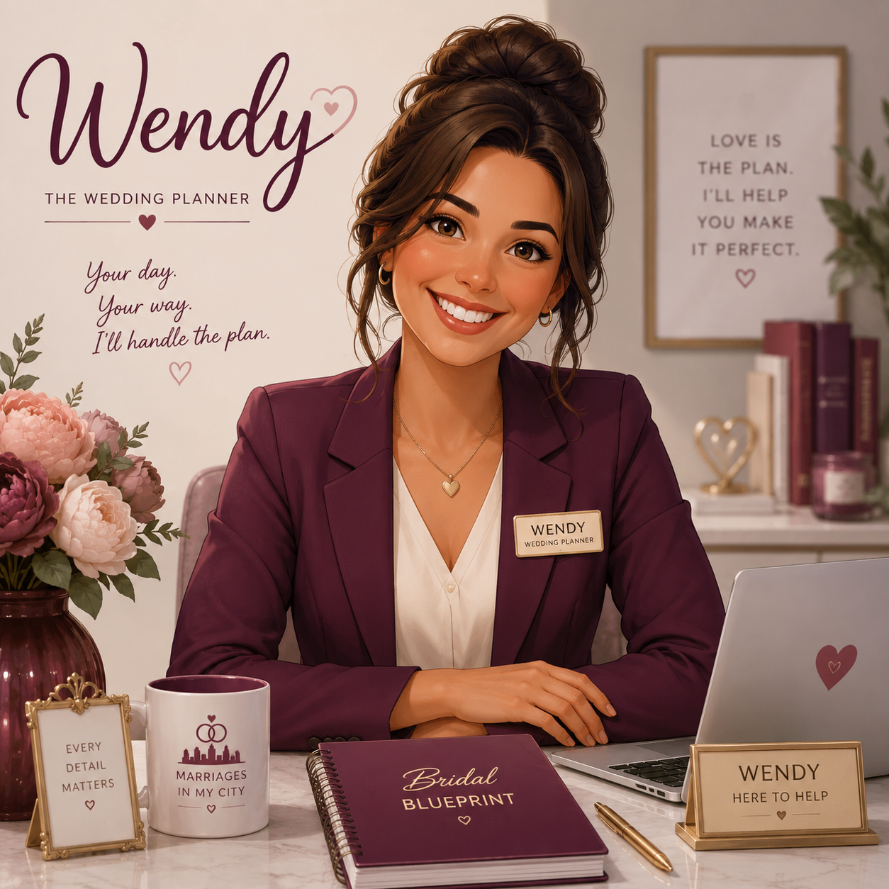 Wendy, your personal wedding planner